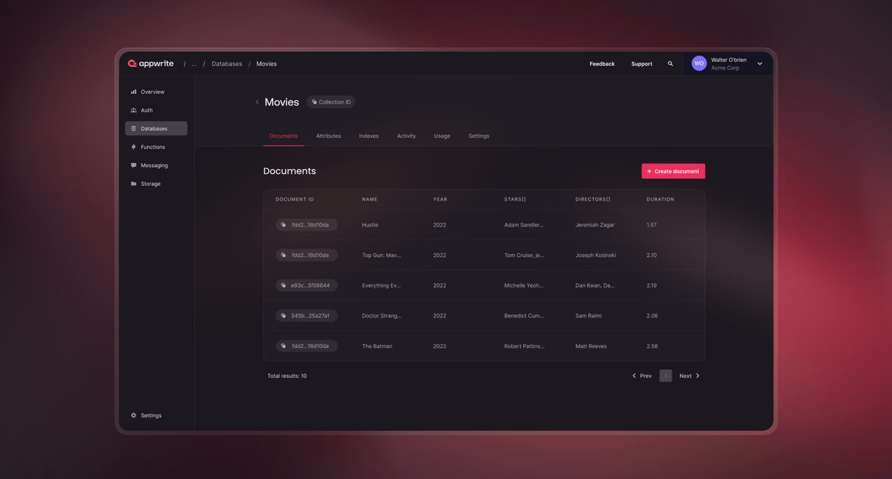 Appwrite Databases