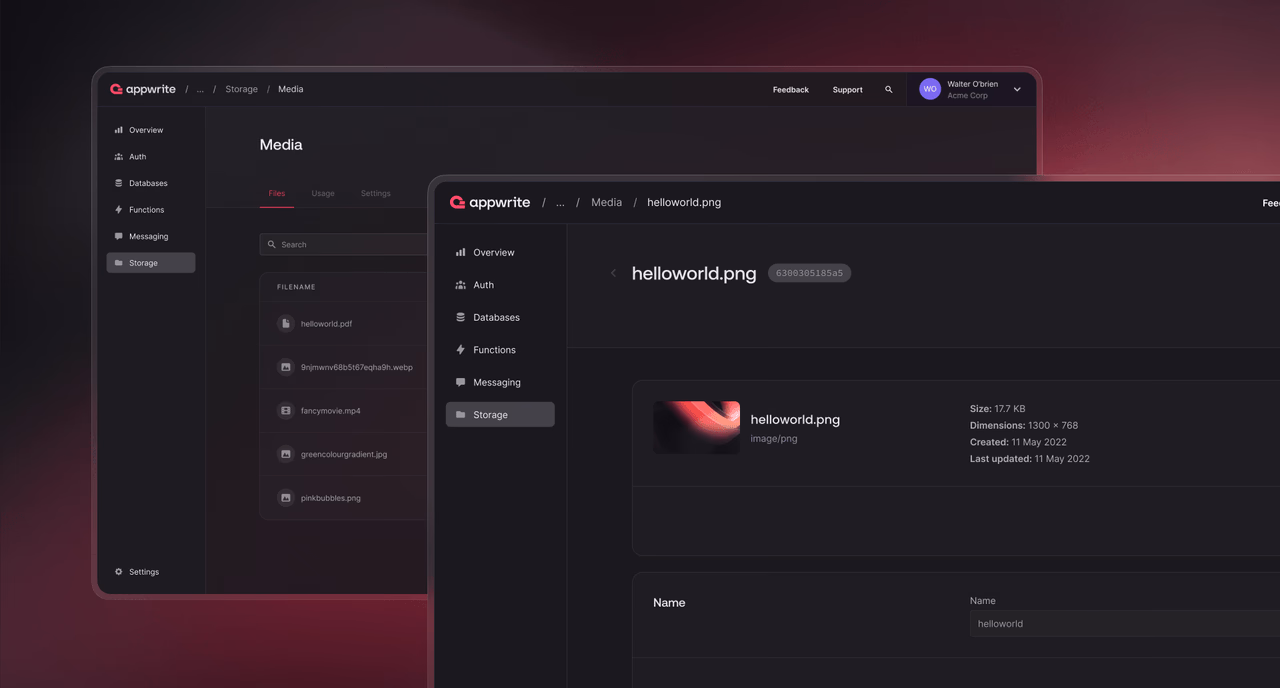 Appwrite Storage