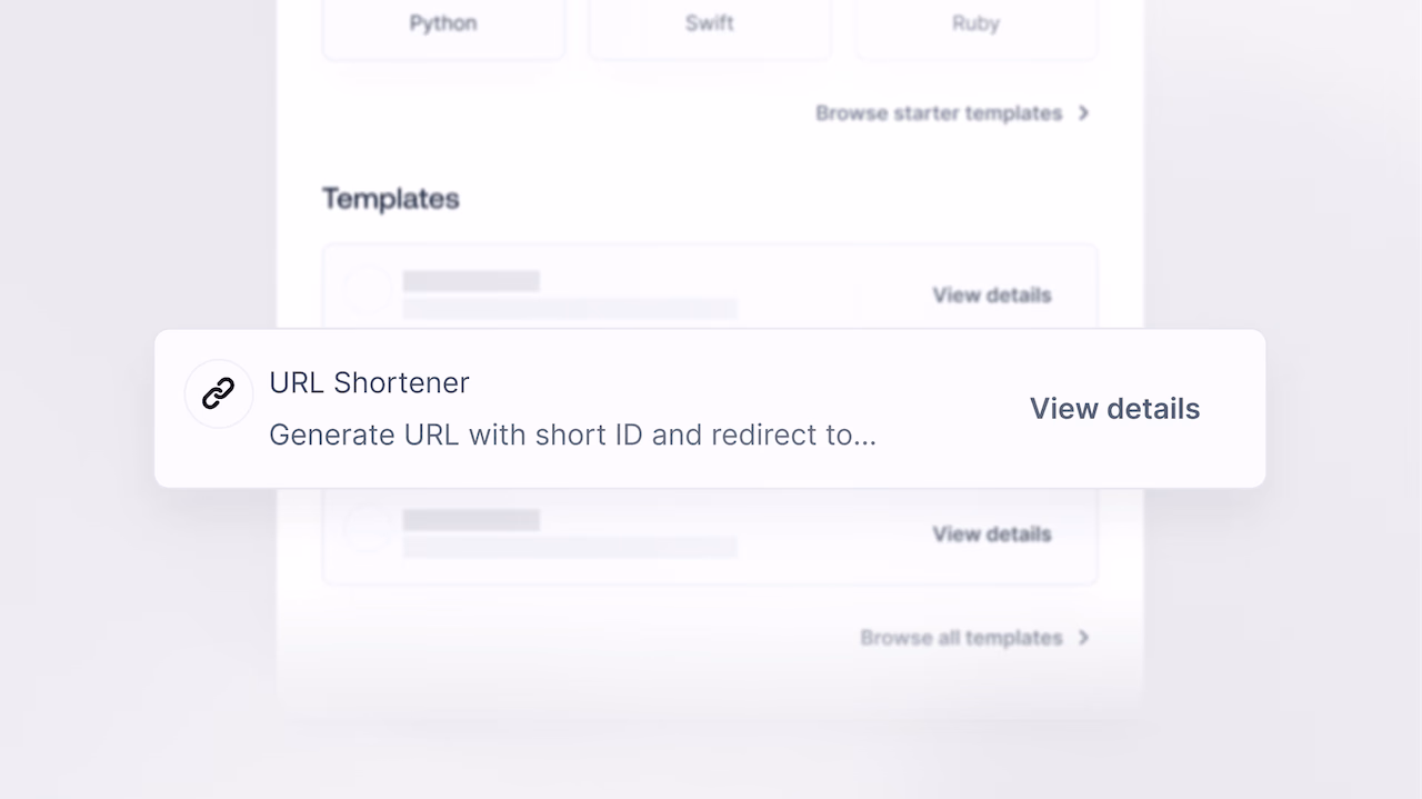 Add a URL shortener function to your application