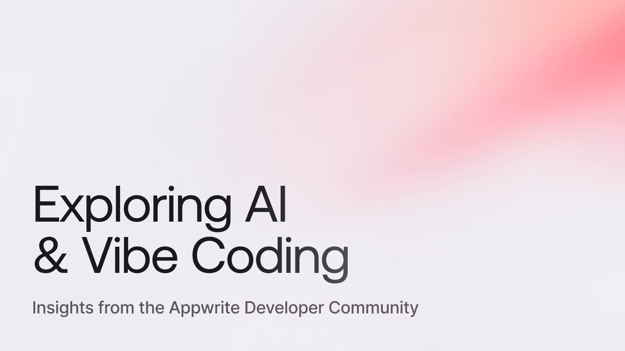 Exploring AI and vibe coding: Insights from the Appwrite developer community