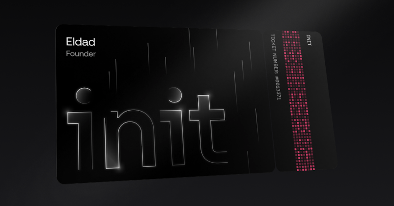 Image of new Init registration ticket