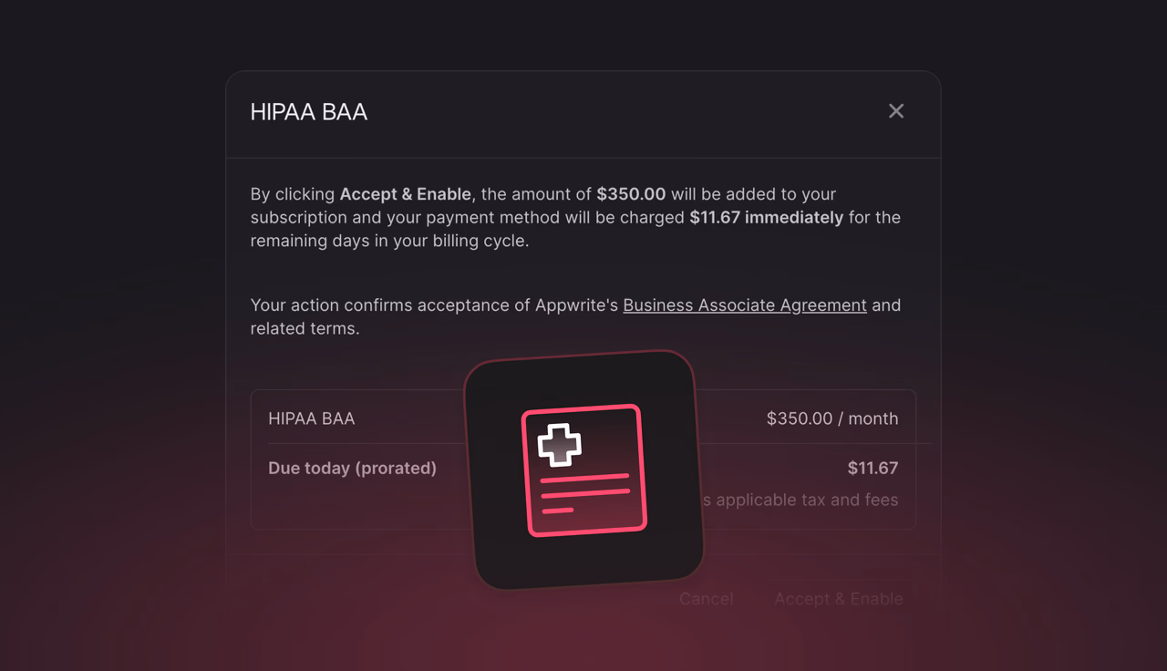 Announcing self-serve BAA: Enable HIPAA compliance from the Console