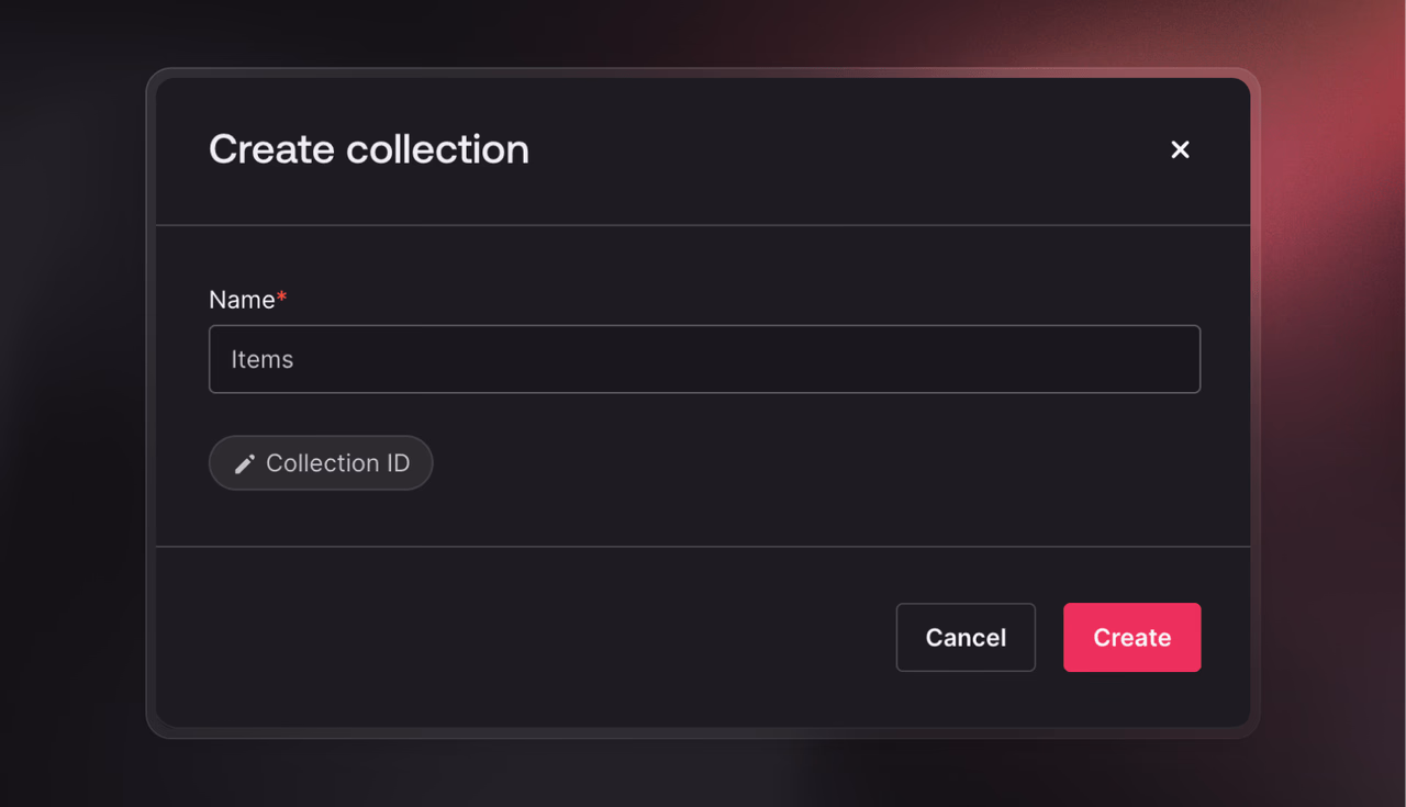 Create collection