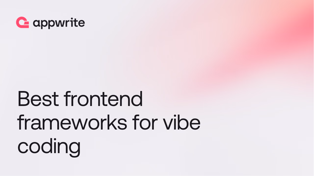 Best frontend frameworks for vibe coding