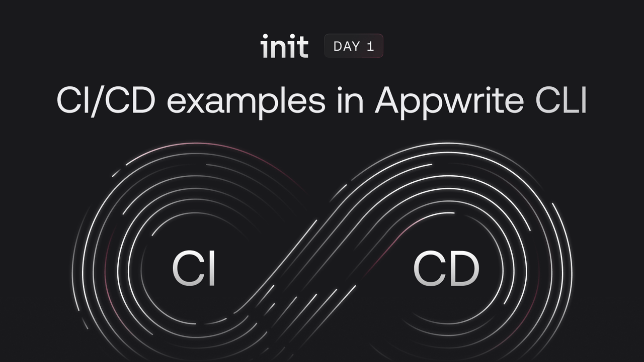 CI/CD examples in Appwrite CLI