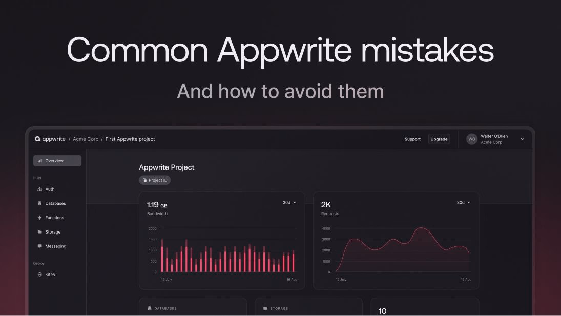 Common Appwrite mistakes (and how to avoid them)