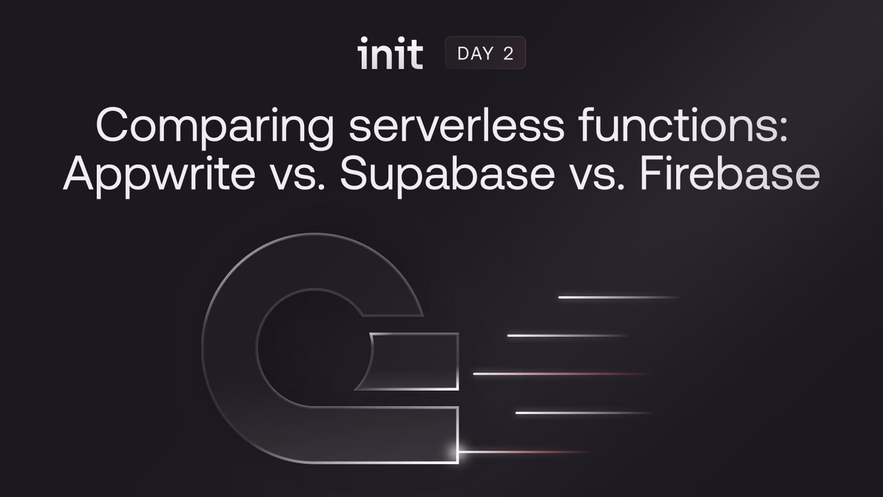 Comparing serverless functions: Appwrite vs. Supabase vs. Firebase