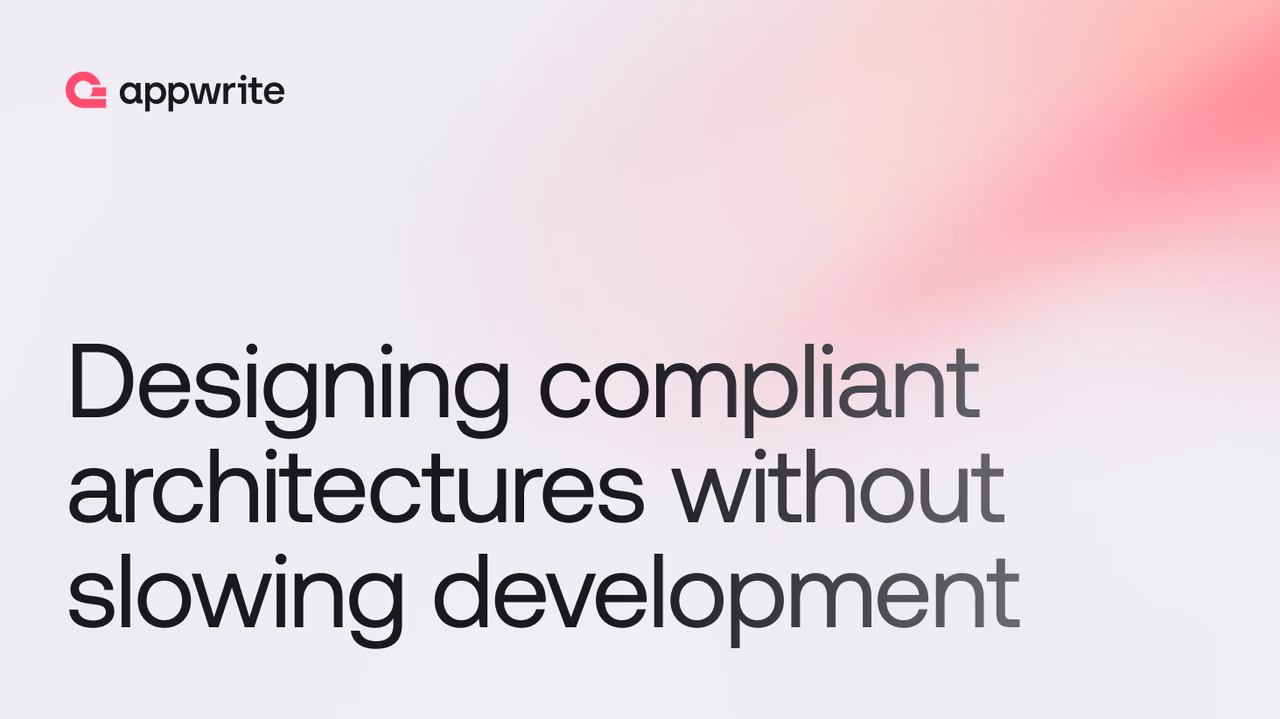 Designing compliant architectures without slowing your team