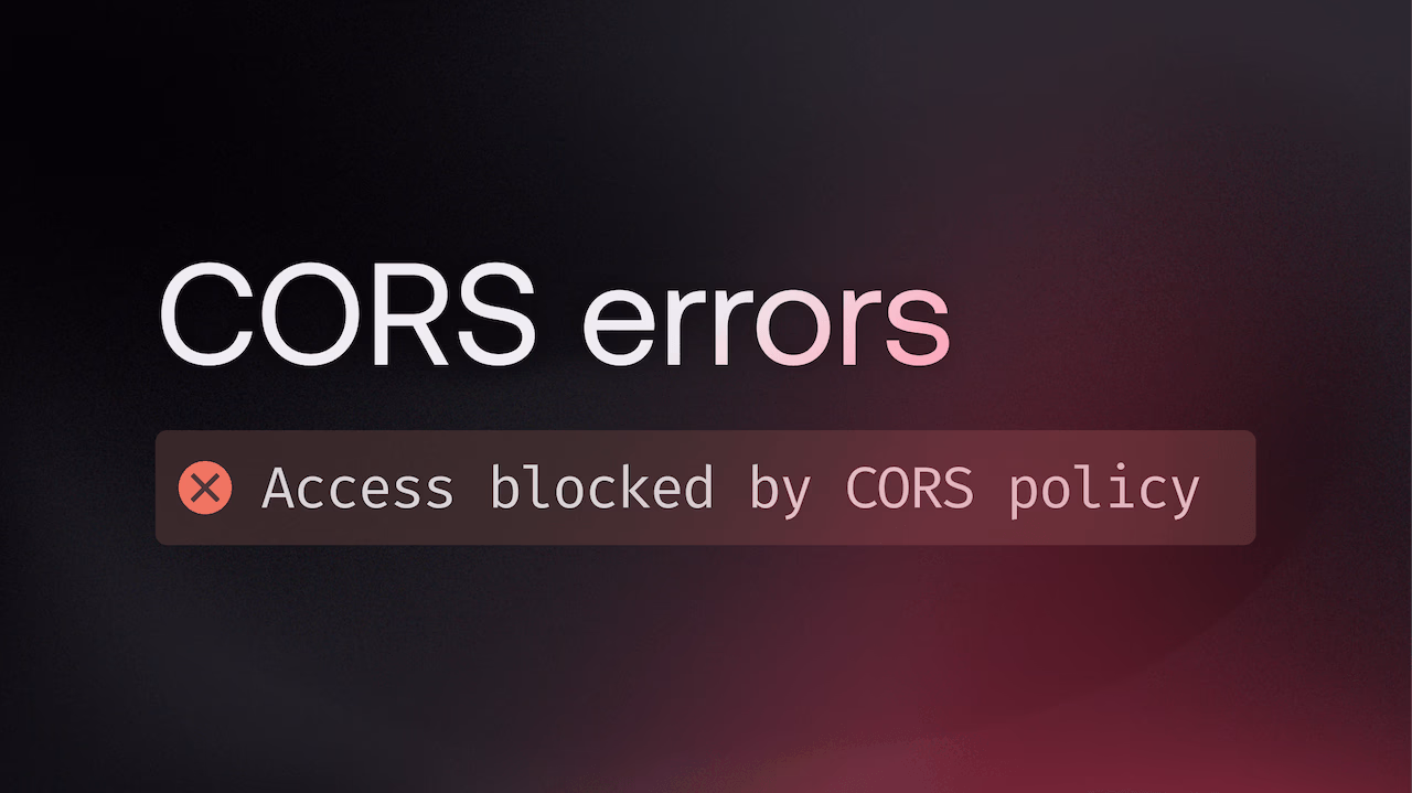 Solving CORS errors with Appwrite