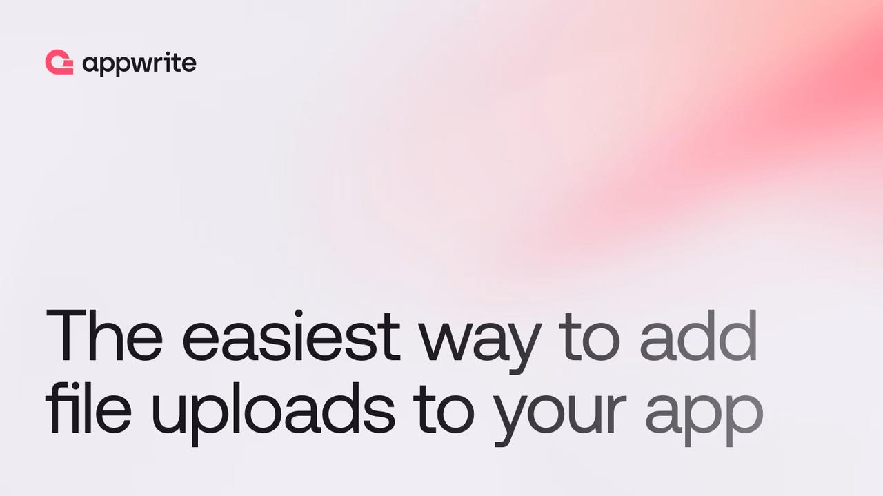 The easiest way to add file uploads to your app