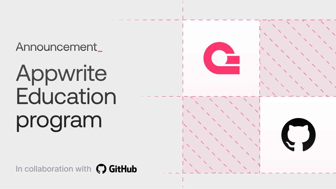 Announcing the Appwrite Education program in collaboration with GitHub