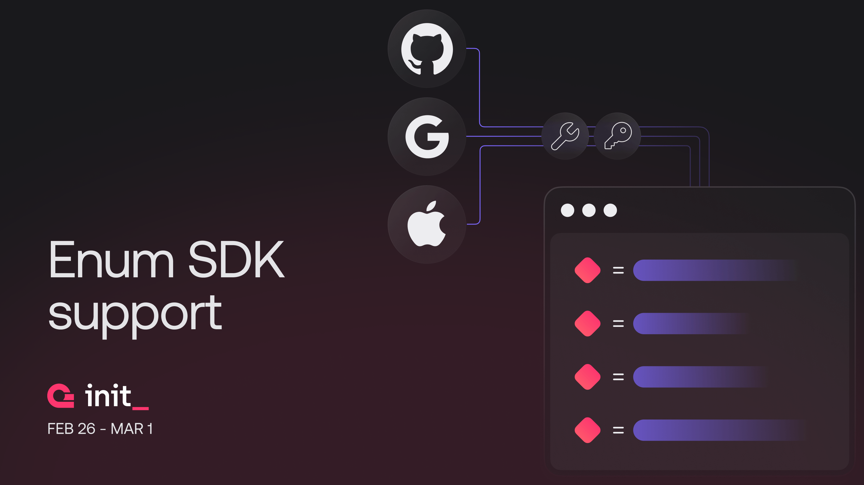 Introducing Enum SDK support: Enhanced dev experience across SDKs