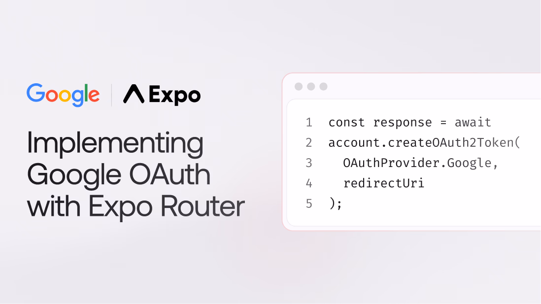 Implementing Google OAuth with Expo Router