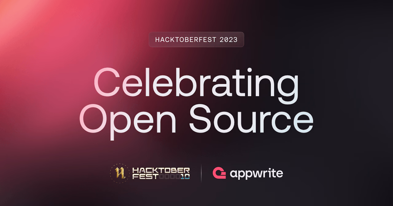 Celebrate Open Source with Appwrite and Hacktoberfest 2023!