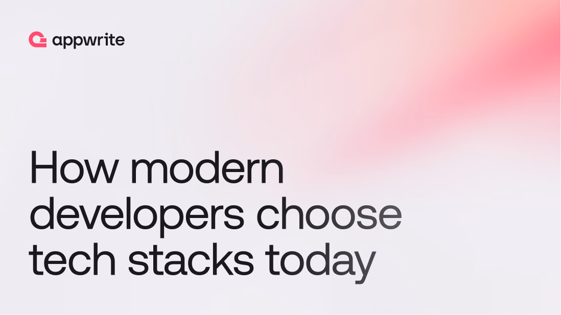 How modern developers choose tech stacks today