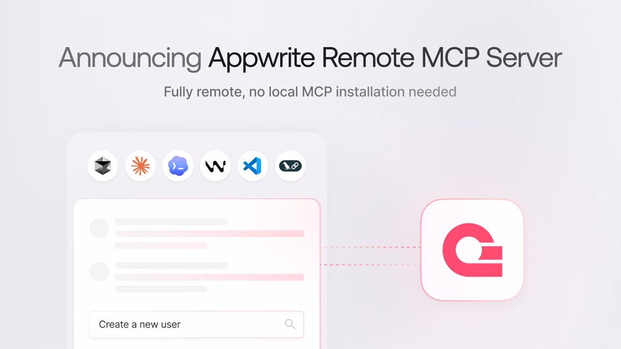The Appwrite MCP server is now remote