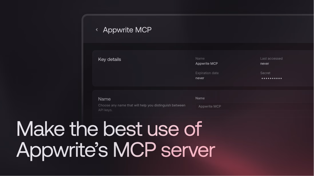 Make the best use of Appwrite’s MCP server
