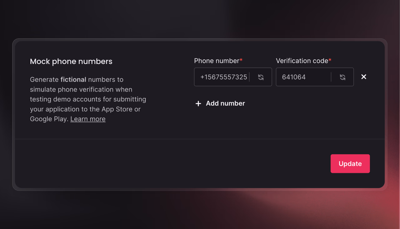 Mock-numbers-Appwrite