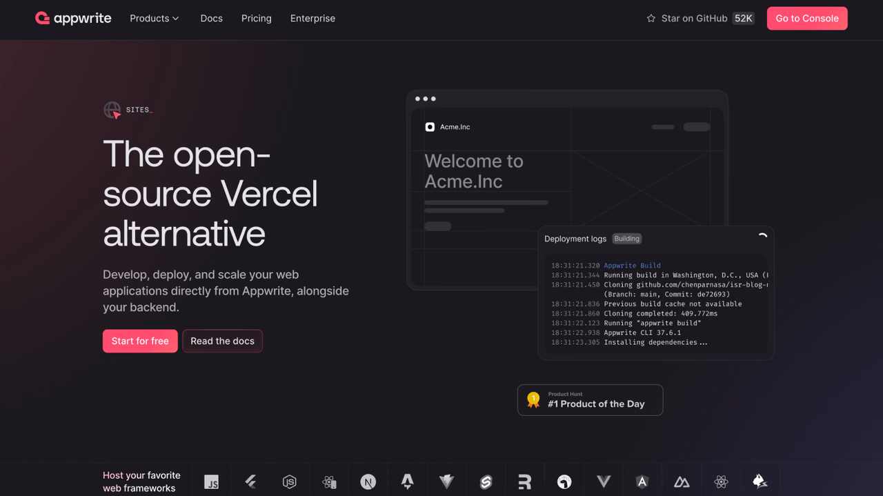 Appwrite Sites