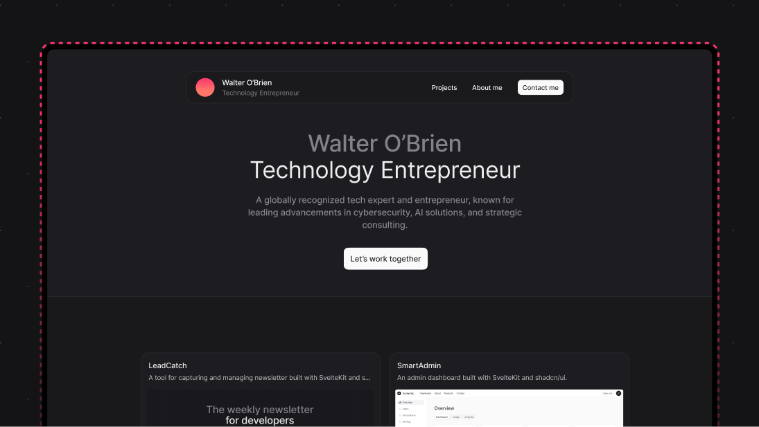 Build and deploy a personal portfolio on Appwrite Sites