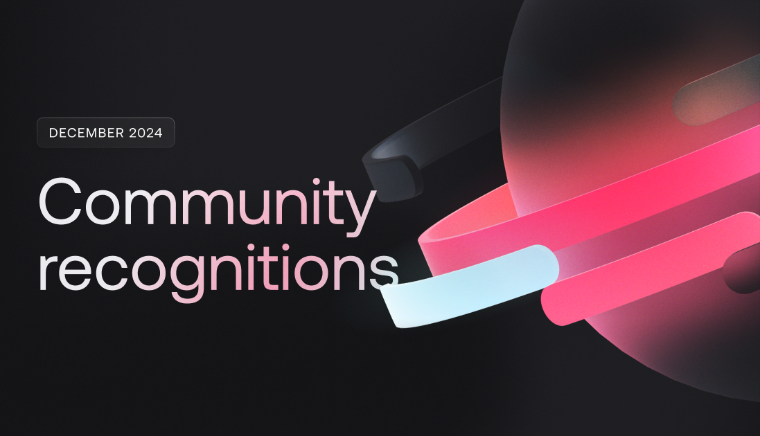 Community recognitions