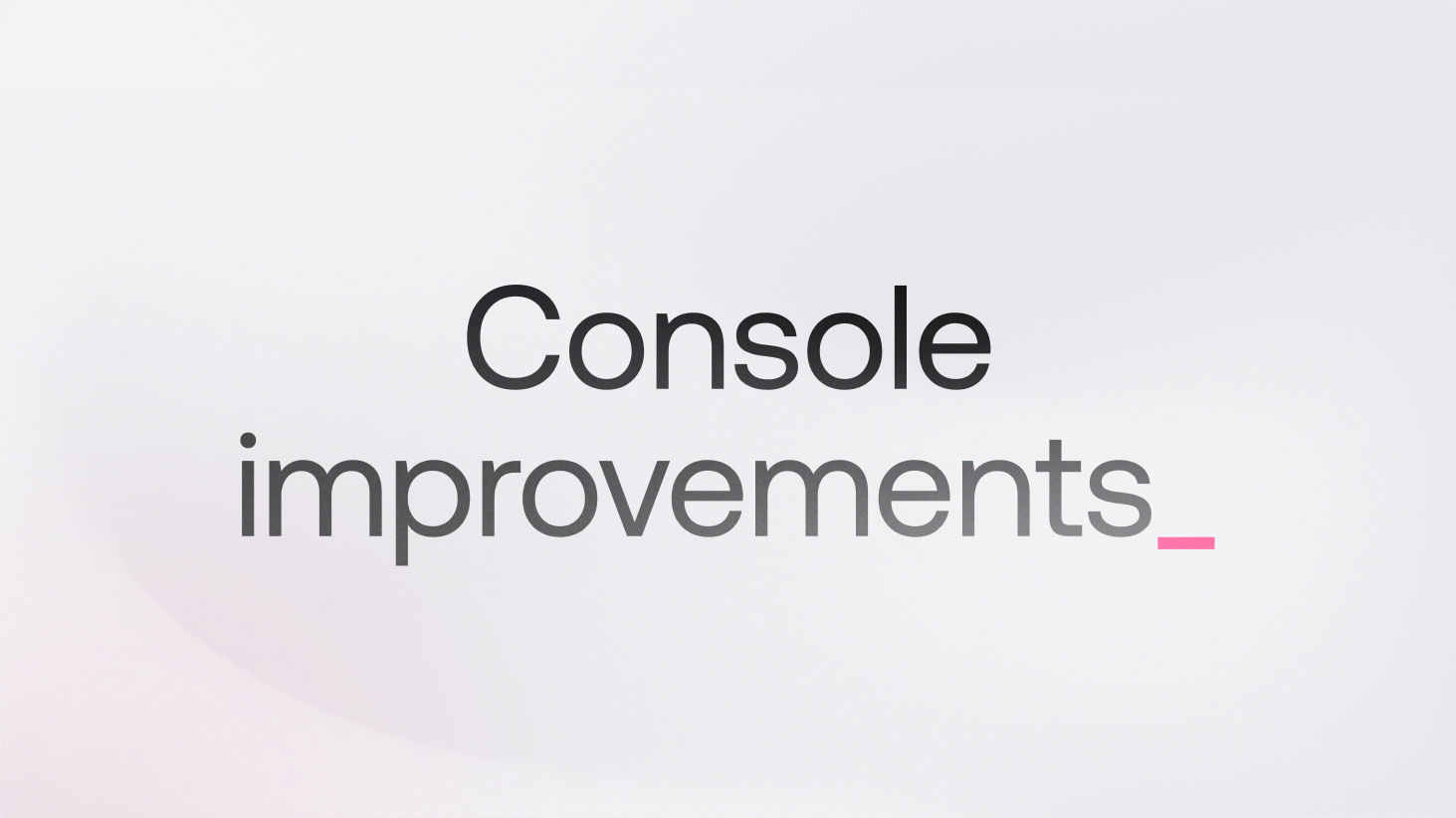 Console