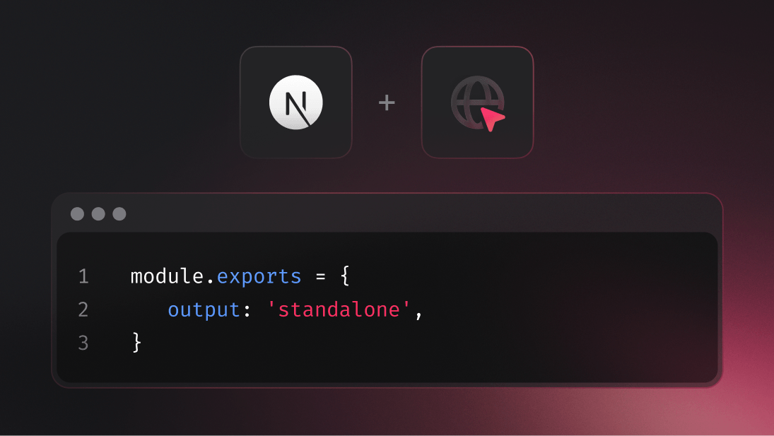 Next.js standalone builds