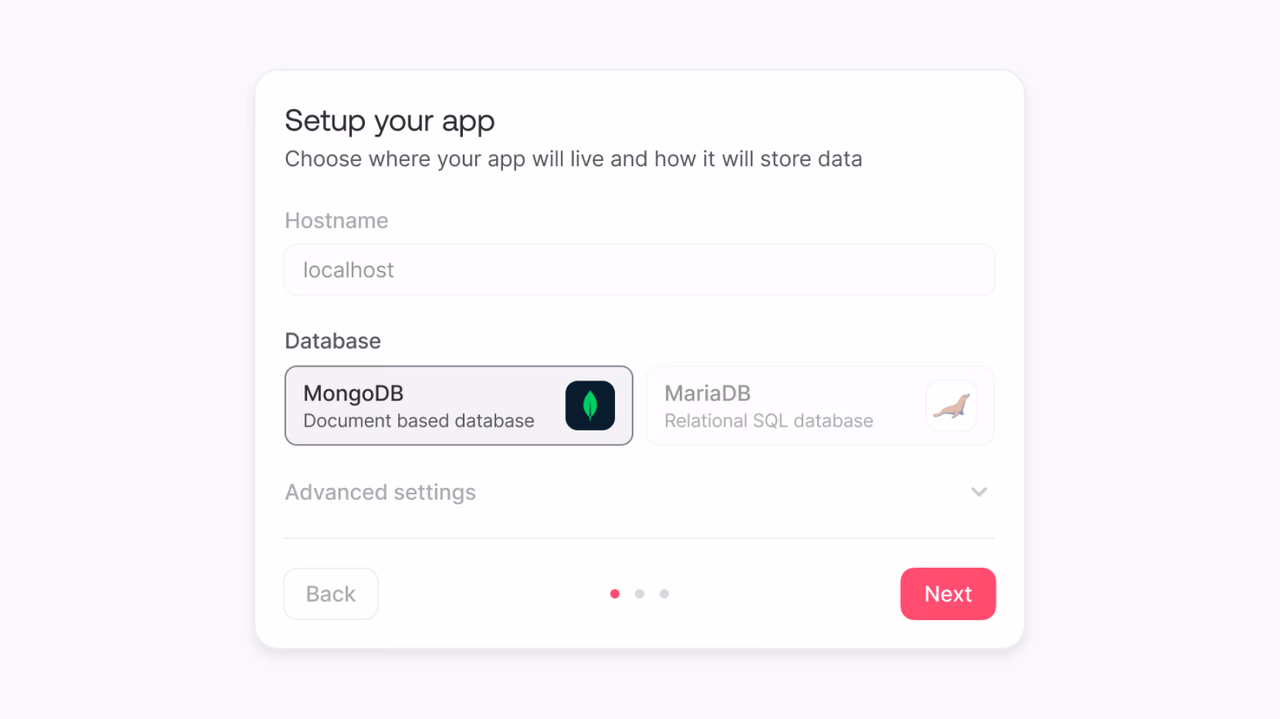 Self-hosting Appwrite with MongoDB as the underlying database