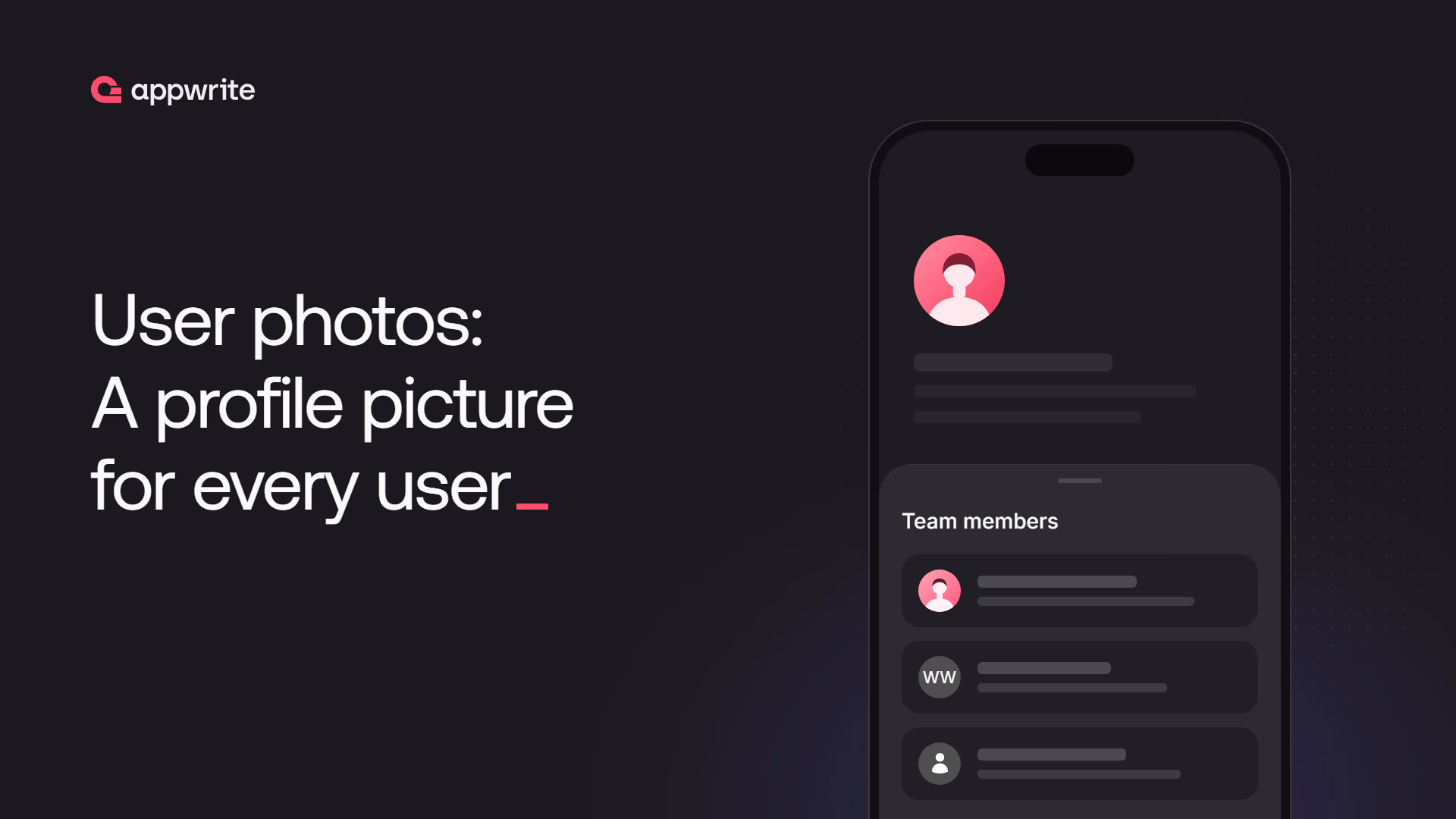 User photos in Appwrite Avatars