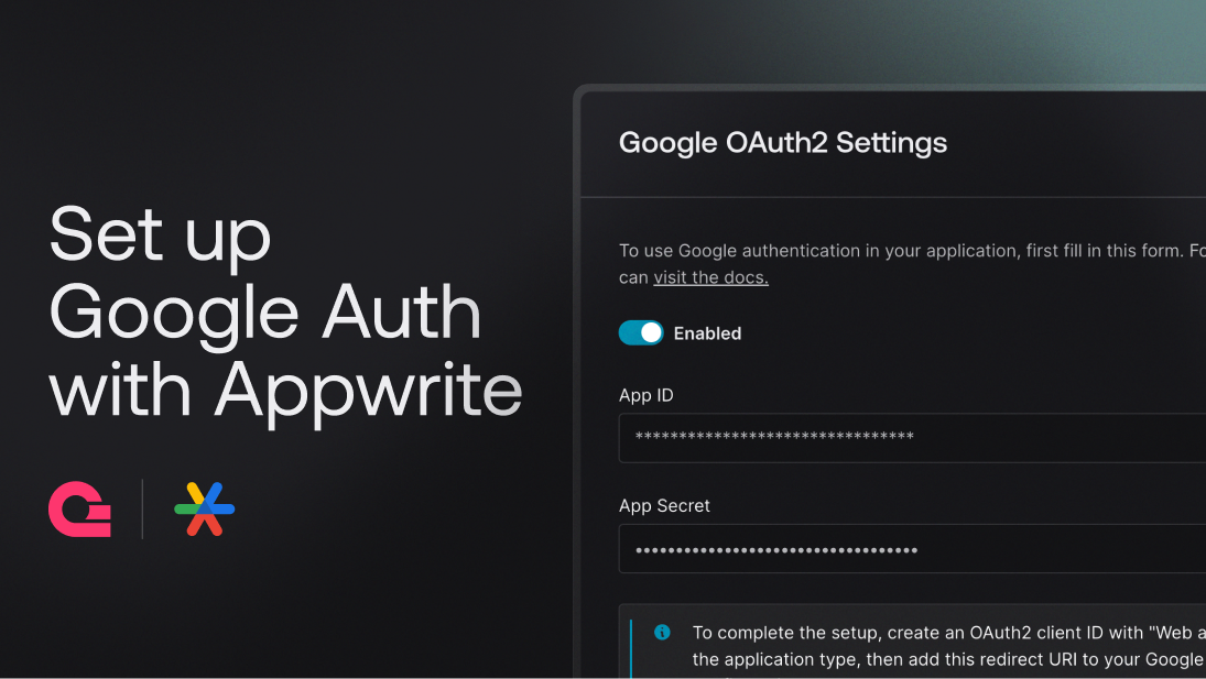 How to set up Google authentication in React with Appwrite