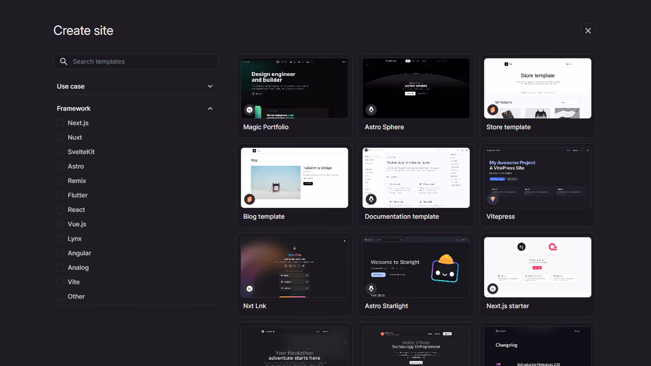 site-templates