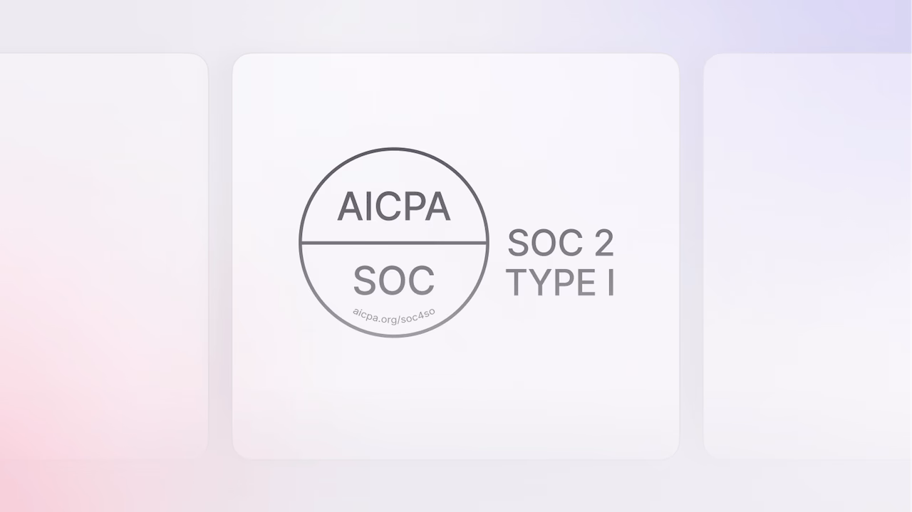 Appwrite achieves SOC 2 Type 1 compliance