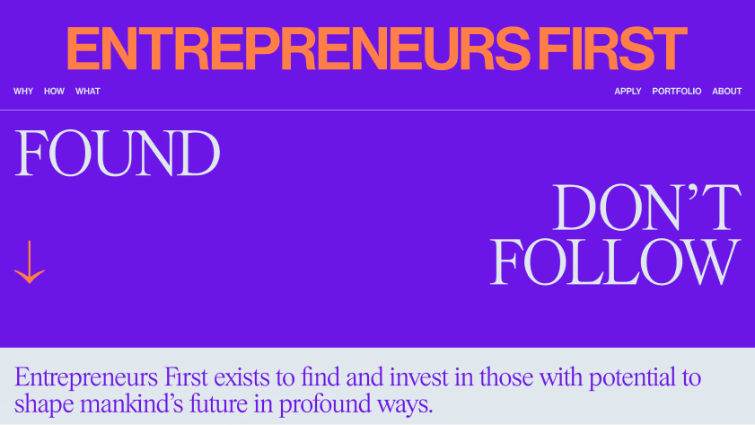 Entrepreneur First