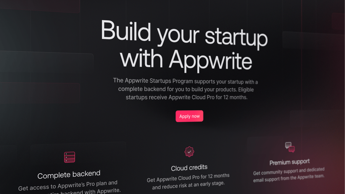 Announcing Appwrite’s Startups program