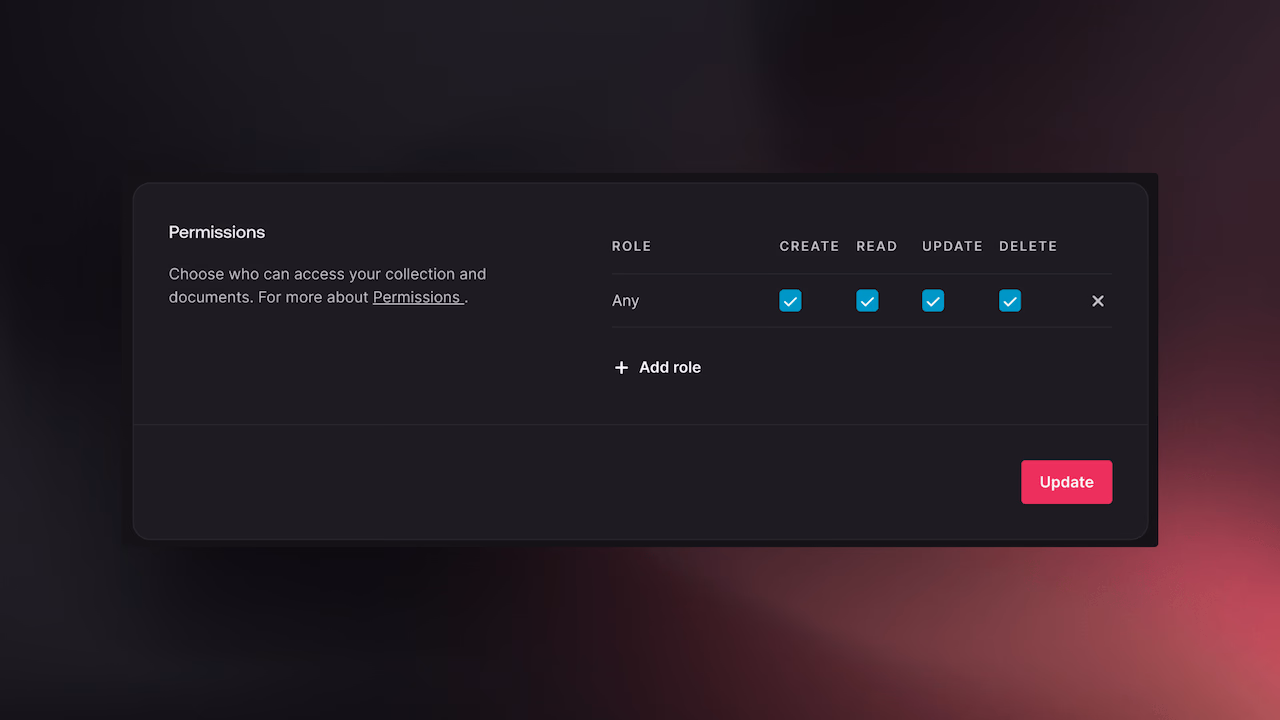 Permissions overview