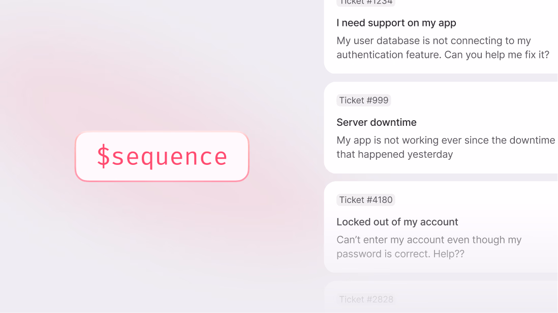 Using $sequence to track document order in Appwrite