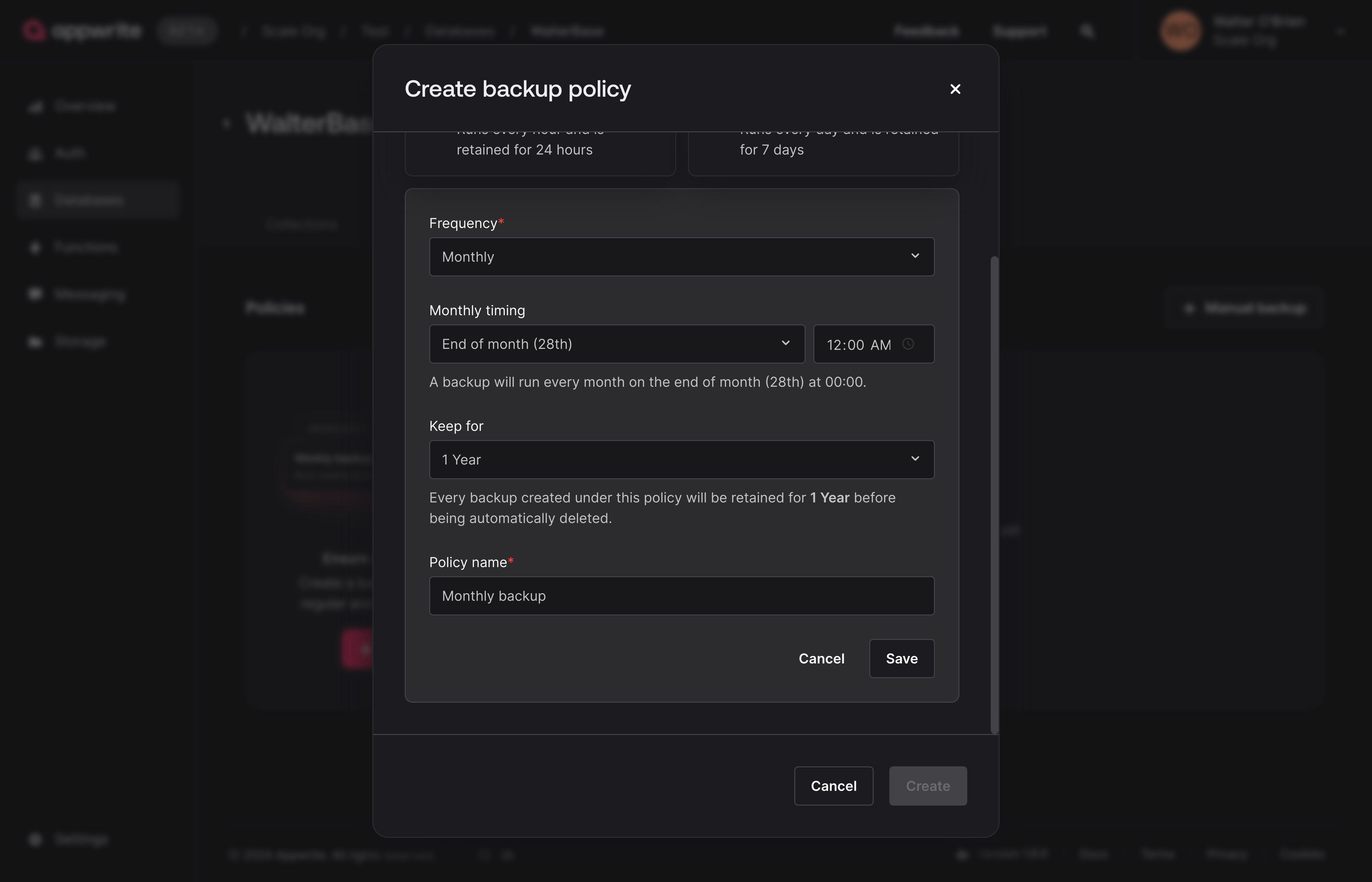 Custom policies for Scale plan