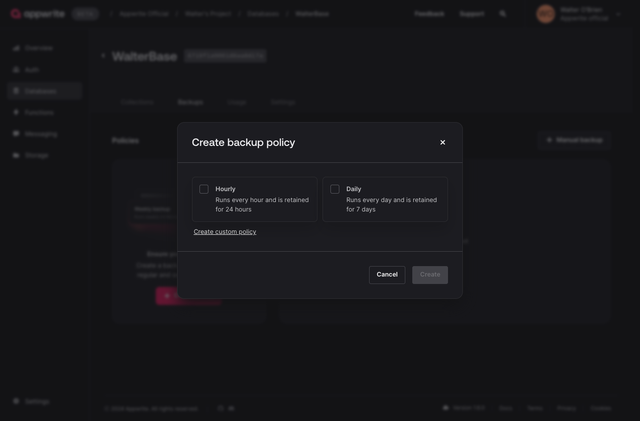 Scale plan policies