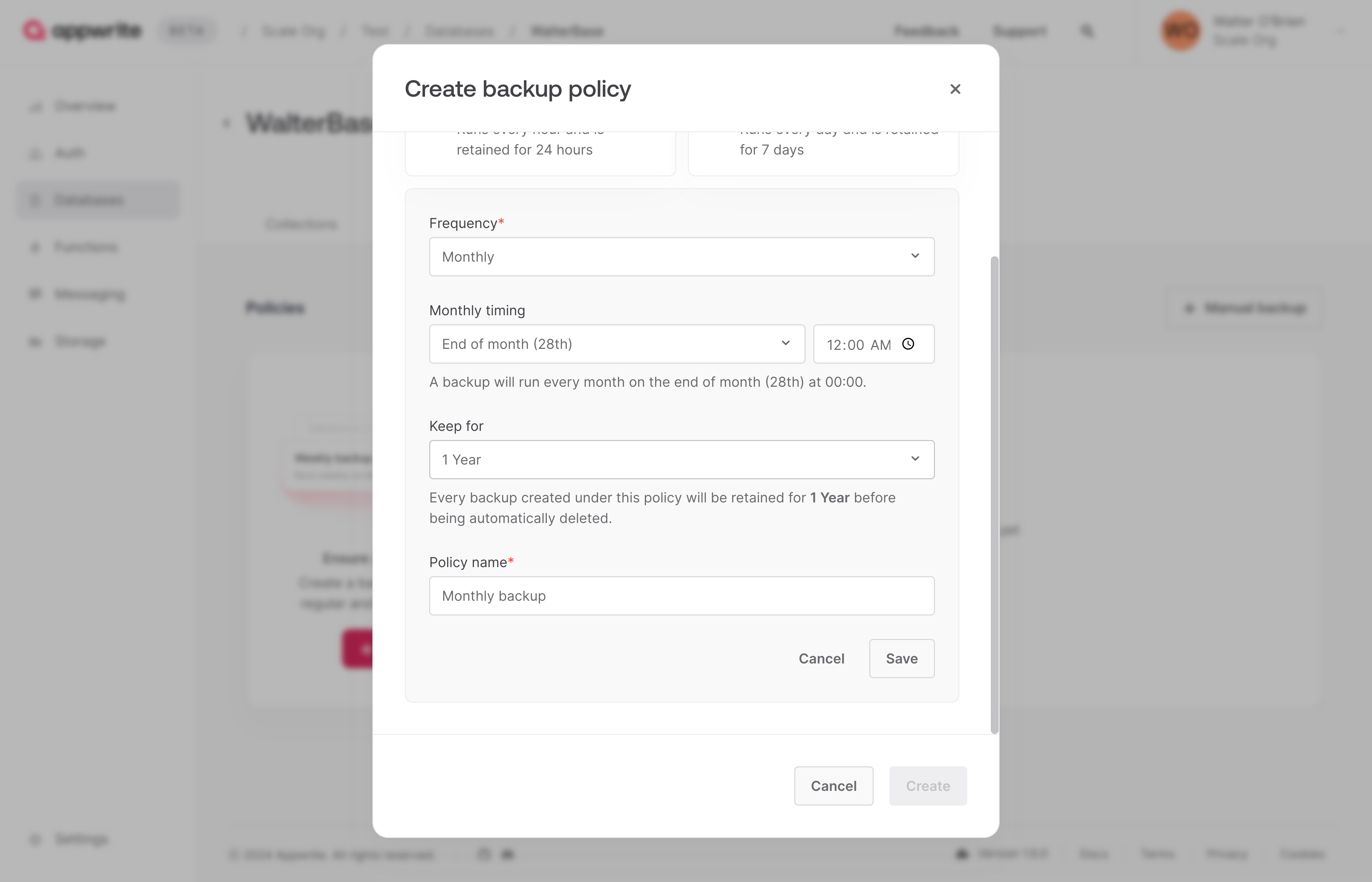 Custom policies for Scale plan