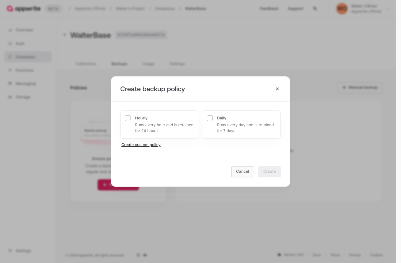 Scale plan policies