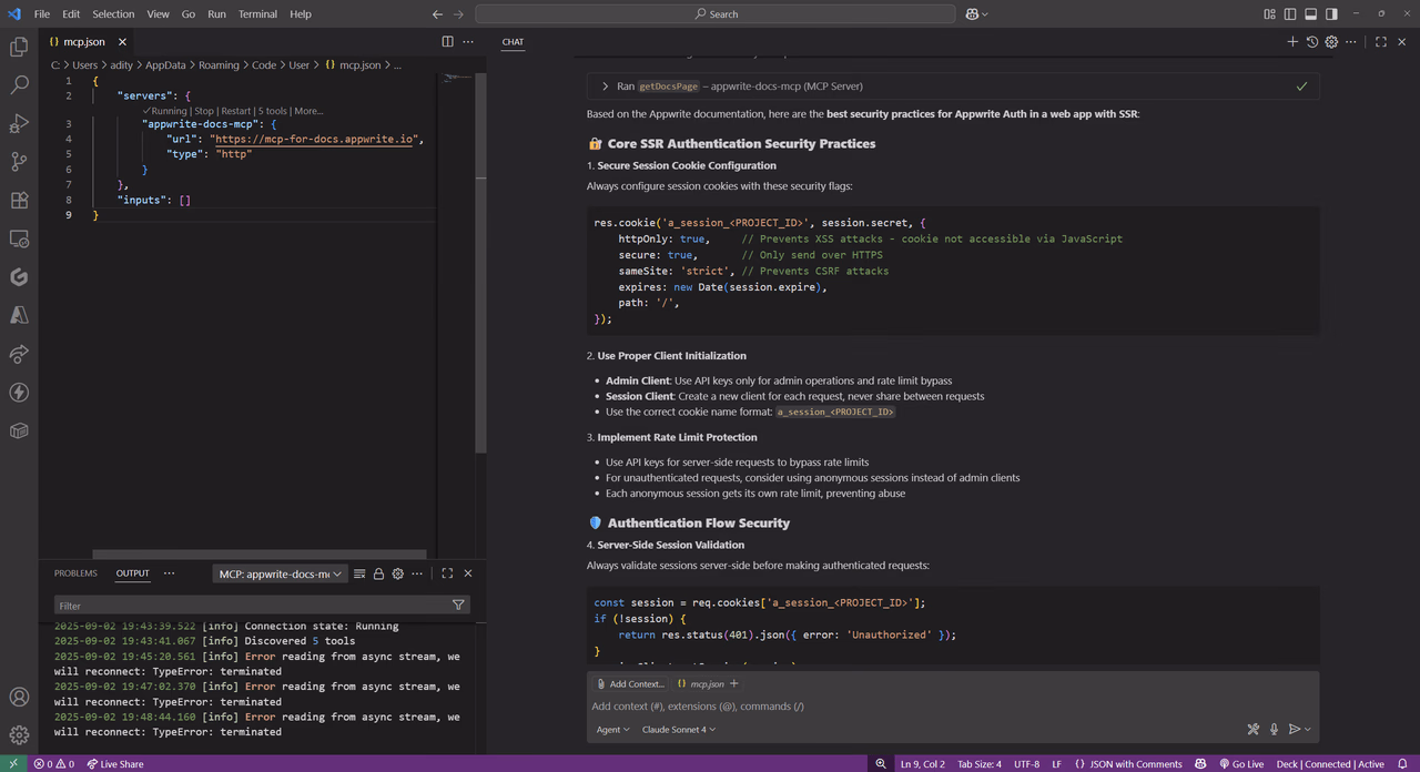 Best practices example