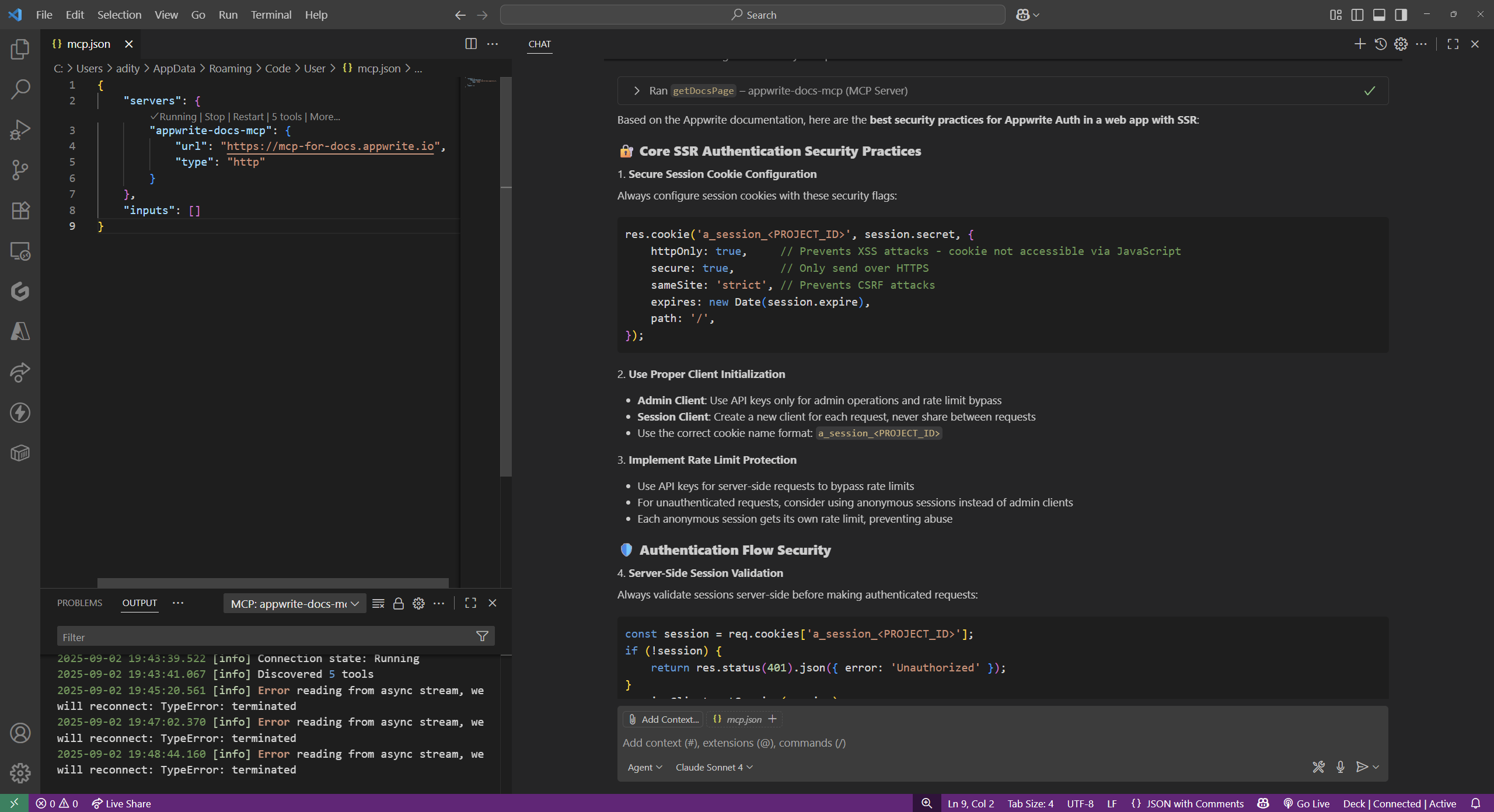 Best practices example