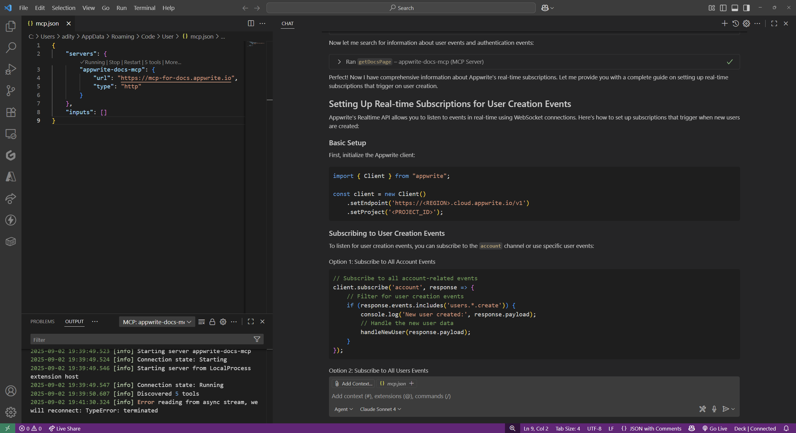 Code generation example