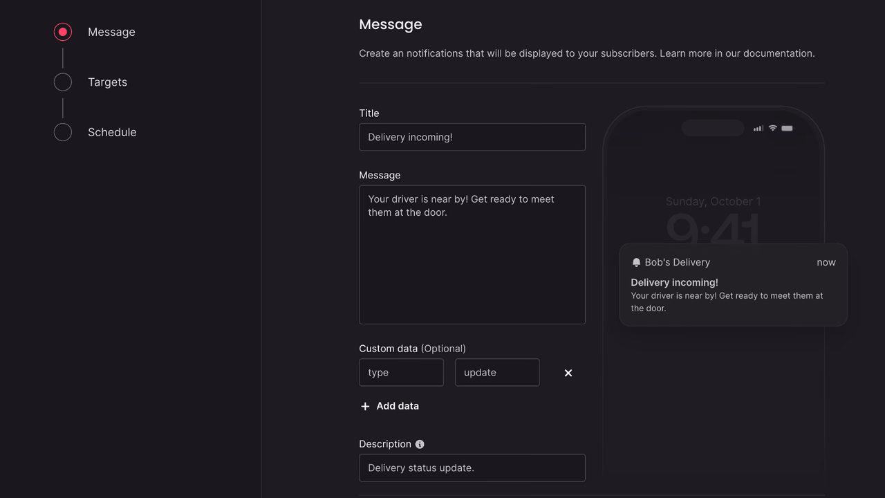 Create email message