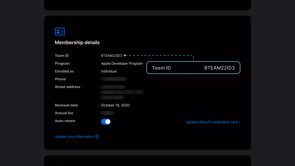 Team ID