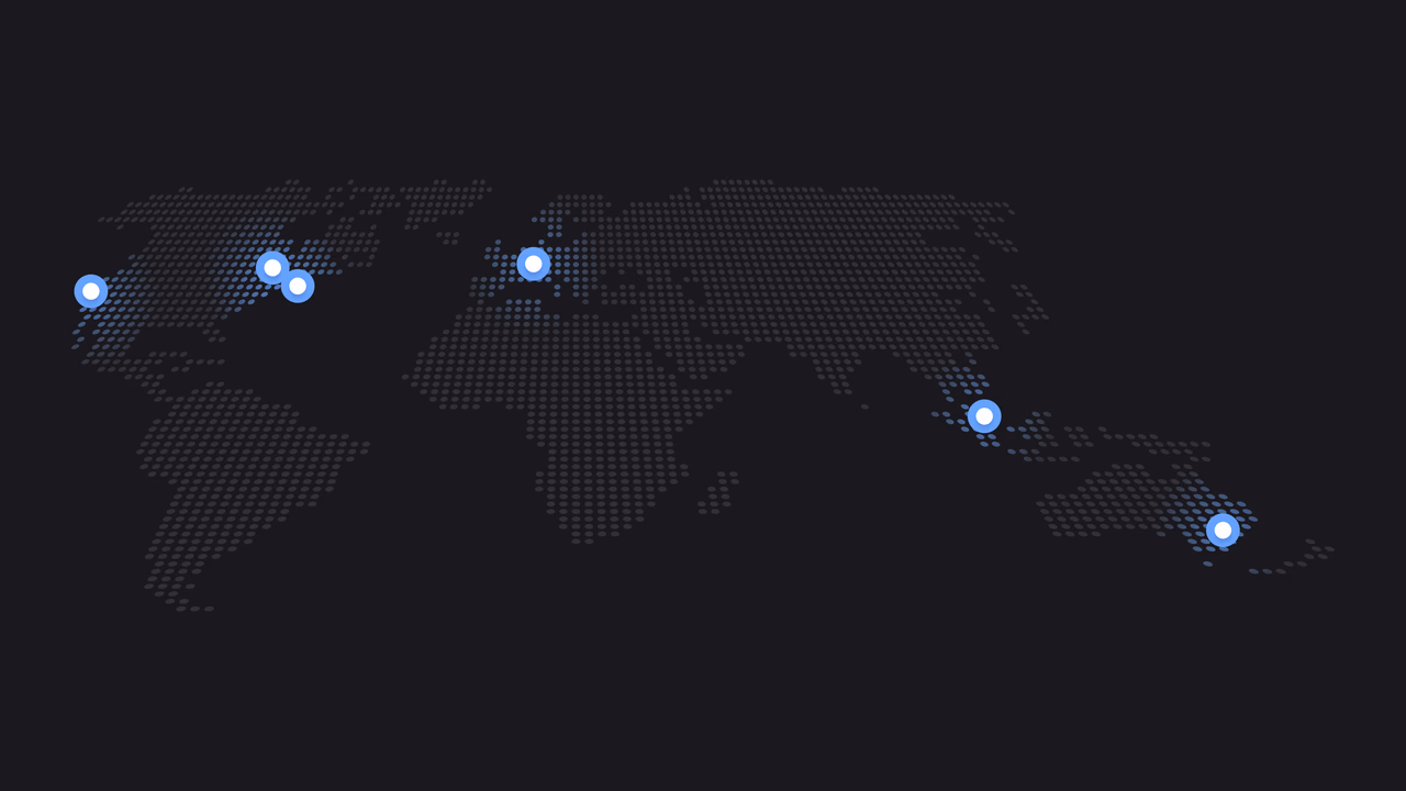 Regions map