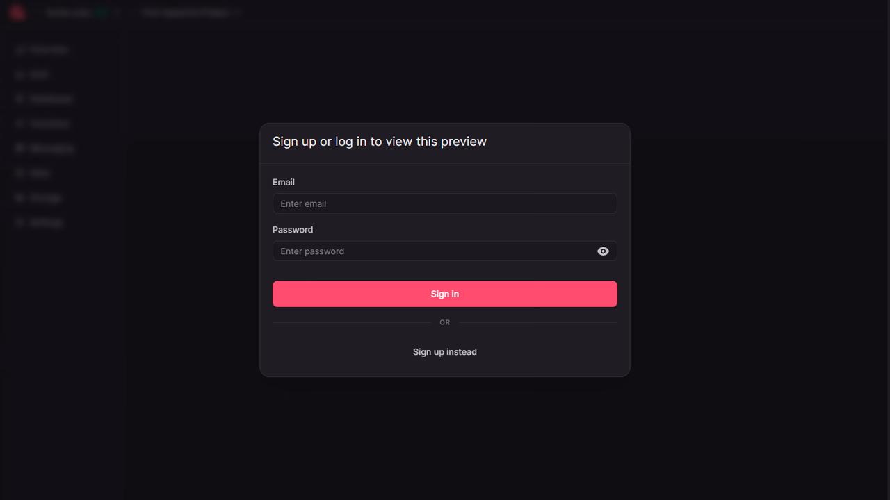 Preview deployment