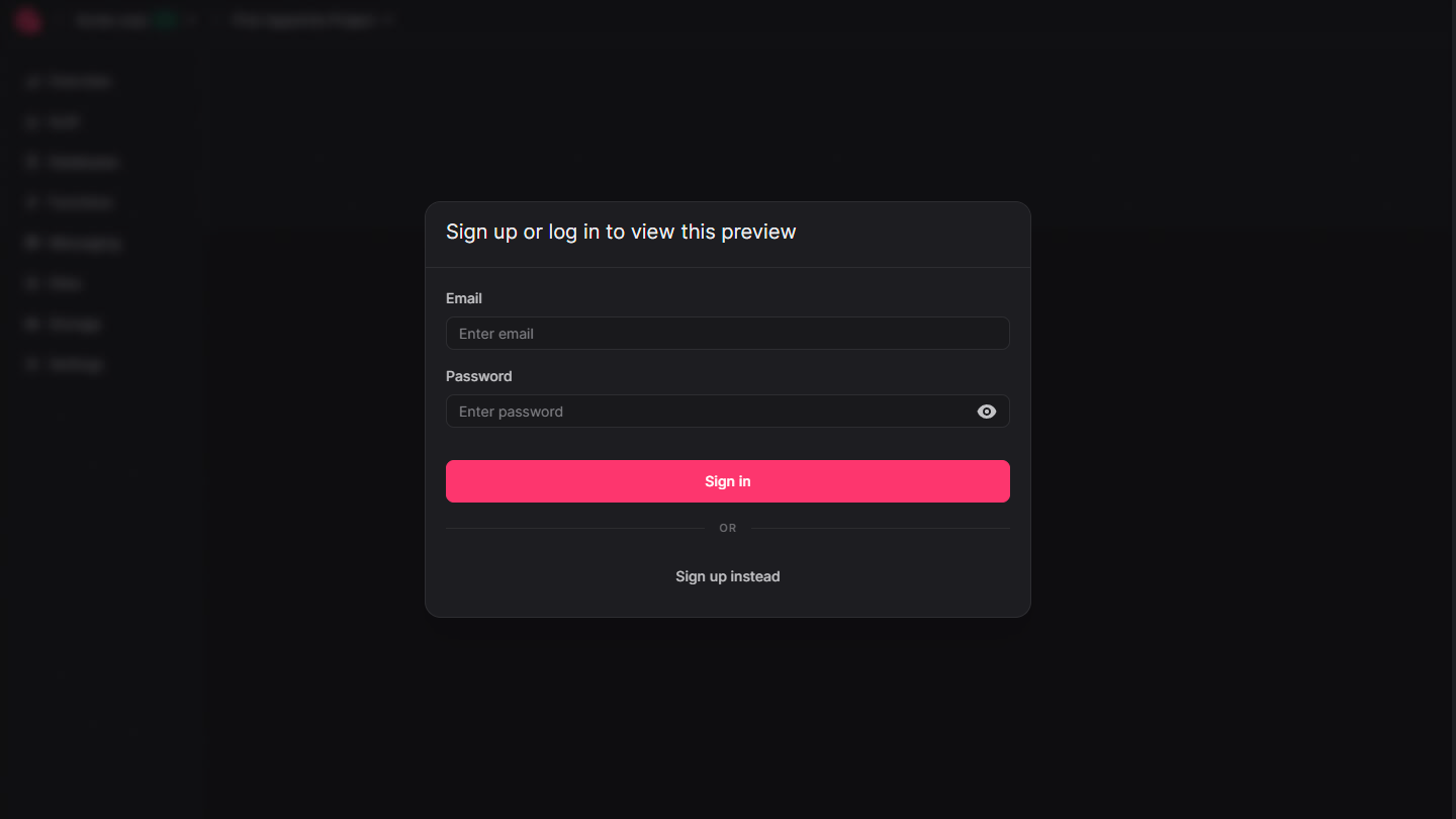 Preview deployment
