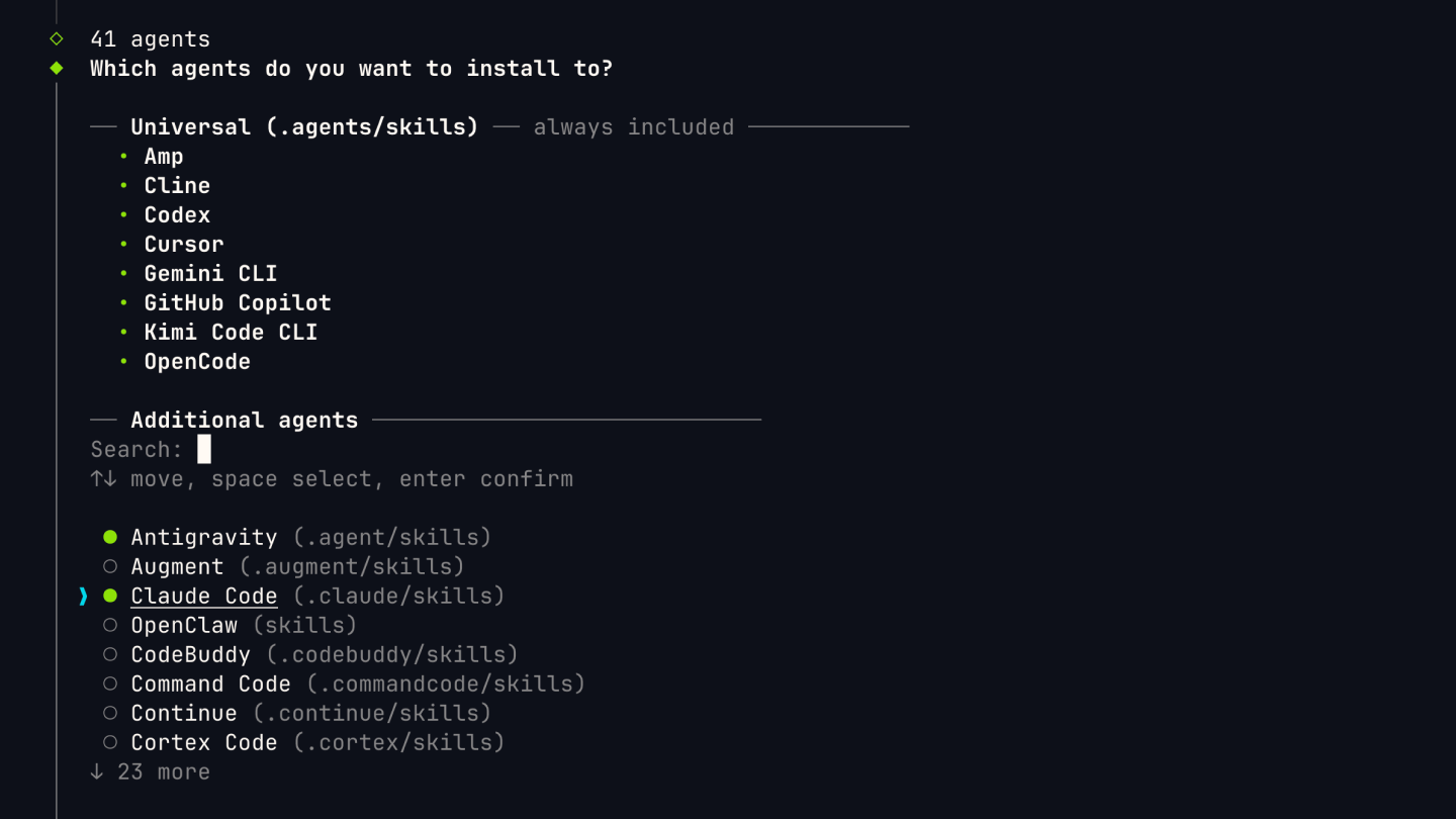 Tool selection prompt