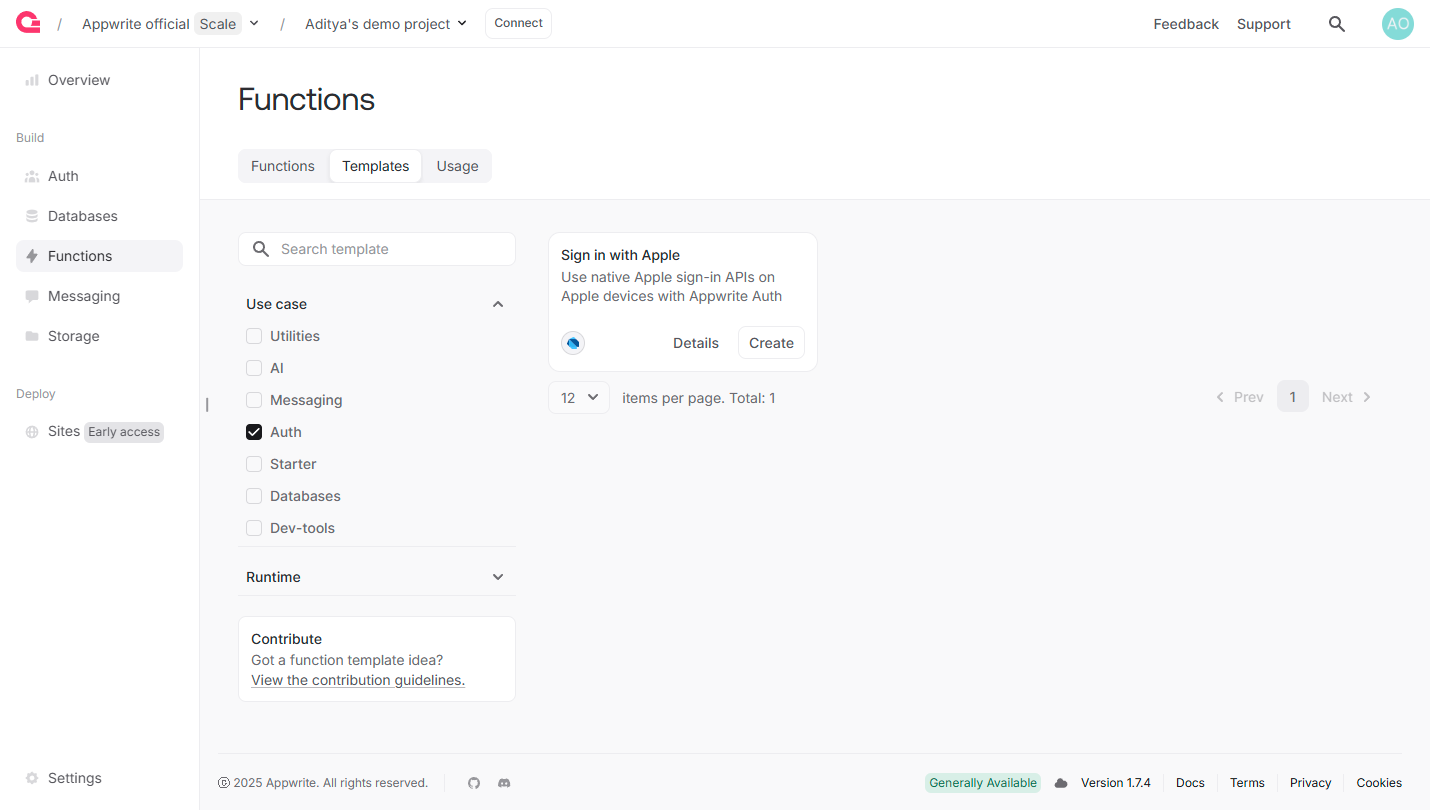 Function template